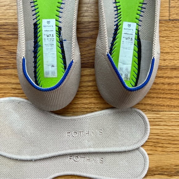 Rothy’s The Point Flats in Ecru - Picture 6 of 6